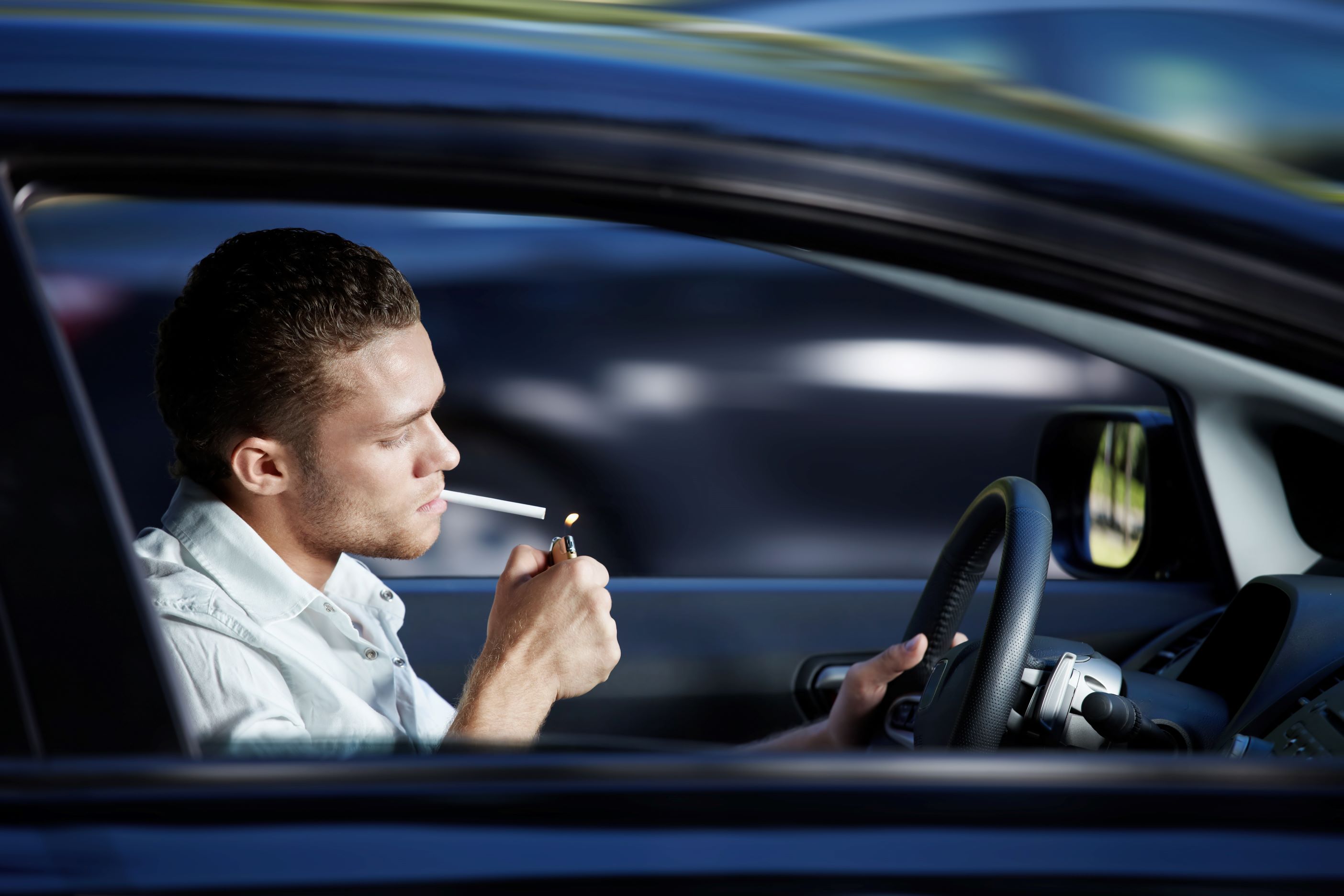 Palenie w samochodzie