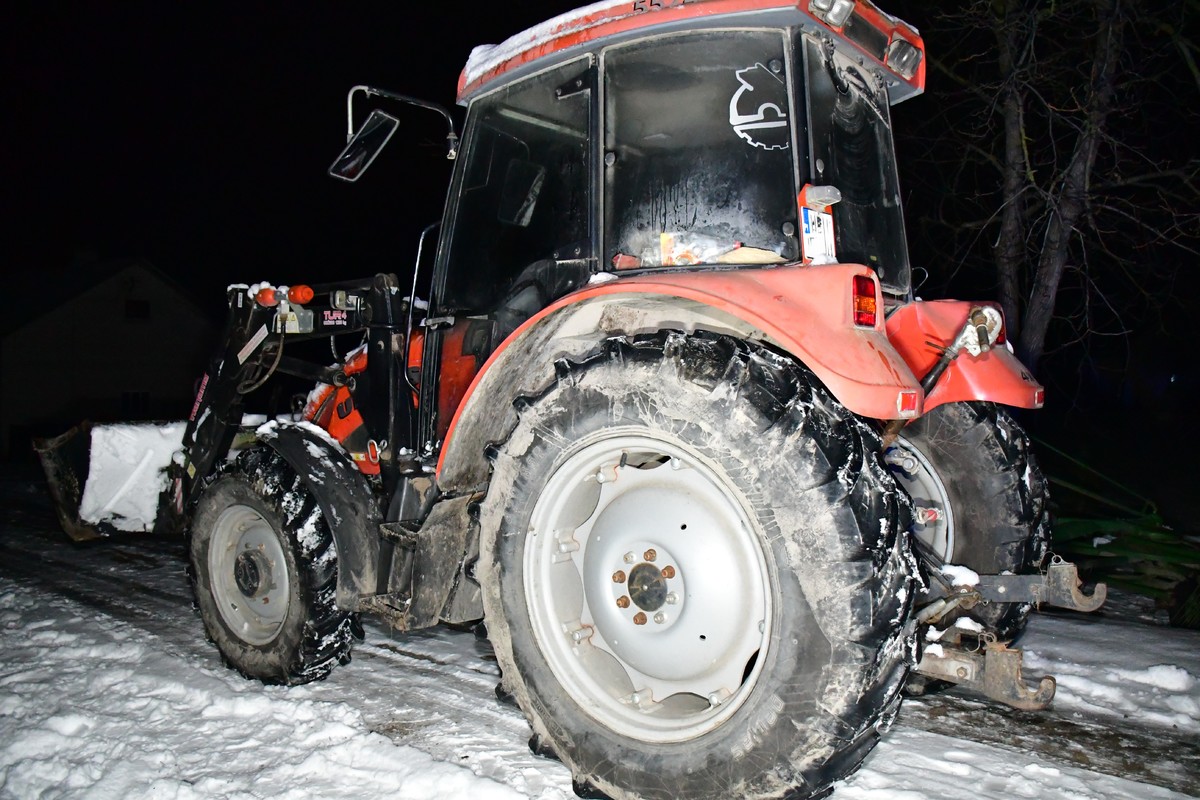 Traktor nietrzeźwego kierowcy