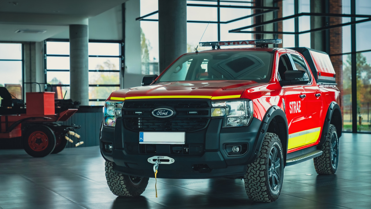 Ford Ranger jako wóz strażacki