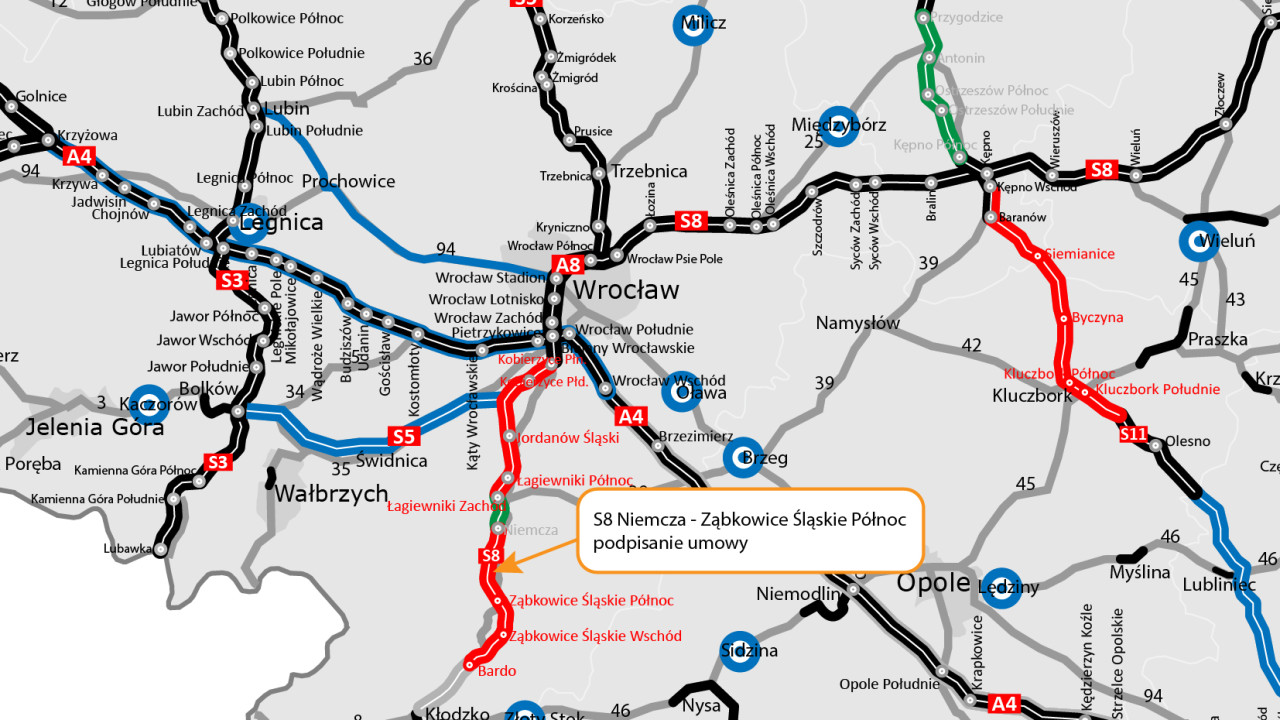 Kolejna umowa na realizację drogi ekspresowej S8