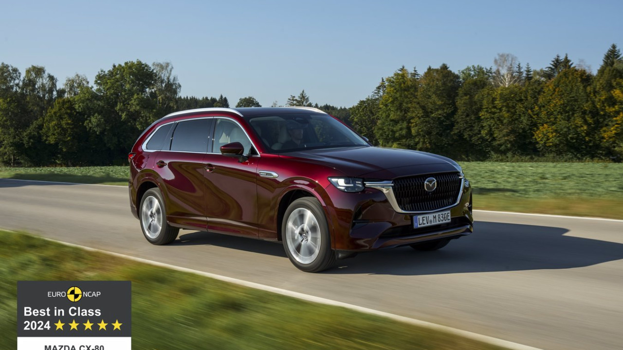 Mazda CX-80 uznana przez Euro NCAP za najlepszą w Klasie Dużych SUV-ów 