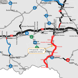 Cała S19 w województwie podkarpackim w realizacji