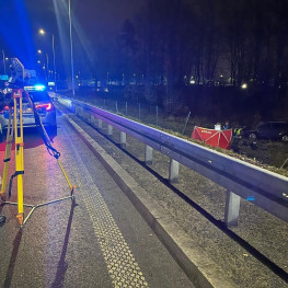 Śmiertelne potrącenie pieszego na DK81