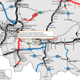 GDDKiA ogłosiła przetarg na projekt obwodnicy Wadowic i Kalwarii Zebrzydowskiej