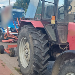 Miał blisko 1,5 promila i prowadził ciągnik. 32-latek stracił prawo jazdy