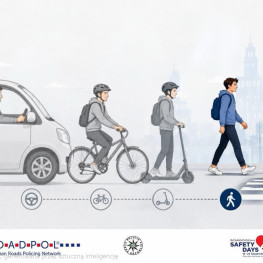 Ilustracja do artykułu: ROADPOL Safety Days 2026 rusza 16 września. Kampania obejmie drogi w całej Europie