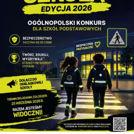 Ilustracja do artykułu: Odblaskowa Szkoła 2026: zgłoszenia tylko do 25 września