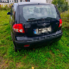 Ilustracja do artykułu: Policja odzyskała skradzionego Hyundaia. Auto miało kradzione tablice