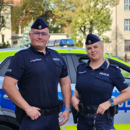 Ilustracja do artykułu: 9-latek samotnie jechał rowerem w stronę ruchliwej ulicy. Policjanci zdążyli zareagować