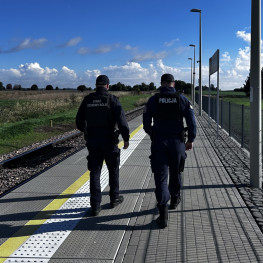 Ilustracja do artykułu: Policja i SOK kontrolują przejazdy kolejowe w ramach Rail Action Week