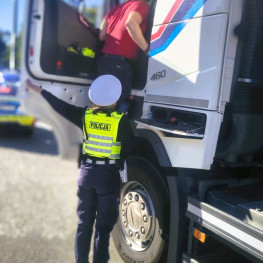 Kontrole ciężarówek w Gdyni: 30 mandatów i 10 zatrzymanych dowodów