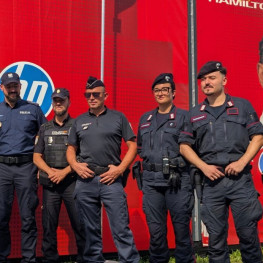 Ilustracja do artykułu: Polscy policjanci wspierają zabezpieczenie Grand Prix Włoch na Monzy