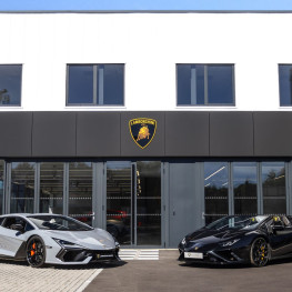 Ilustracja do artykułu: Lamborghini otworzyło szósty salon we Francji. Nowy punkt w Nantes ma 338 m kw.