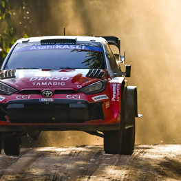 Ilustracja do artykułu: Oliver Solberg prowadzi w Rajdzie Chile. Elfyn Evans traci 10,1 s