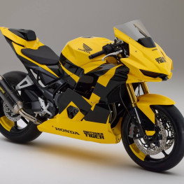 Ilustracja do artykułu: Honda pokazała motocykl Onitsuka Tiger Mid Sports Concept. Na razie bez danych technicznych