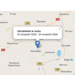 S6 między Koszalinem a Słupskiem: lewy pas w kierunku Gdańska zablokowany