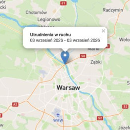 Ilustracja do artykułu: S8 w Warszawie: prawy pas w stronę Białegostoku zablokowany po awarii