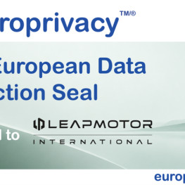 Leapmotor International zdobył certyfikat Europrivacy. Obejmuje trzy procesy związane z danymi