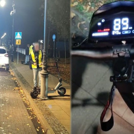 Ilustracja do artykułu: 17-latek wjechał hulajnogą pod Forda. Policja zmierzyła 89 km/h
