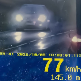 Ilustracja do artykułu: 17-latek jechał 77 km/h w terenie zabudowanym. Dostał 400 zł mandatu