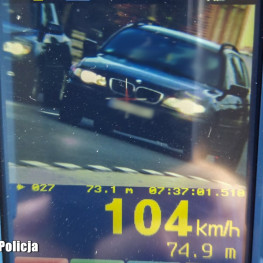 Ilustracja do artykułu: 104 km/h przy szkole w Cybince. 26-latek stracił prawo jazdy