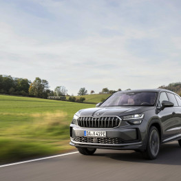 Ilustracja do artykułu: Škoda Kodiaq dostaje 272-konną hybrydę plug-in i wersję Laurin & Klement