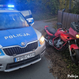 Motocyklista uciekał przed kontrolą. Miał dożywotnie zakazy prowadzenia