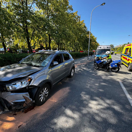 Wypadek w Warszawie