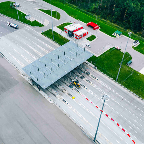 Bramki na autostradzie