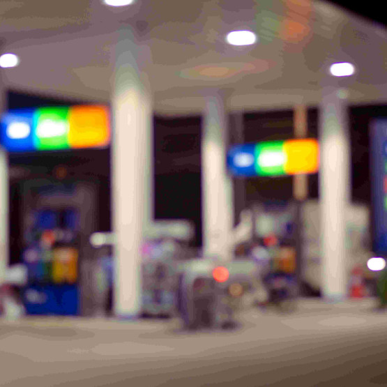 gas station