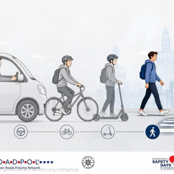 Grafika kampanii ROADPOL Safety Days 2026