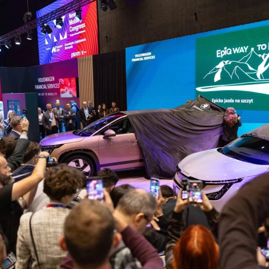 Prezentacja elektrycznych modeli marek Volkswagen Group Polska podczas Kongresu Nowej Mobilności; źródło: vw-press.pl