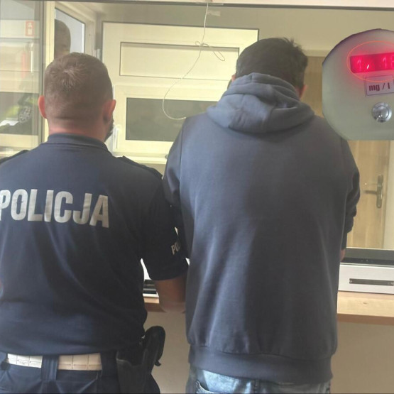 Nietrzeźwy kierowca bez uprawnień dachował Renault pod Kluczborkiem